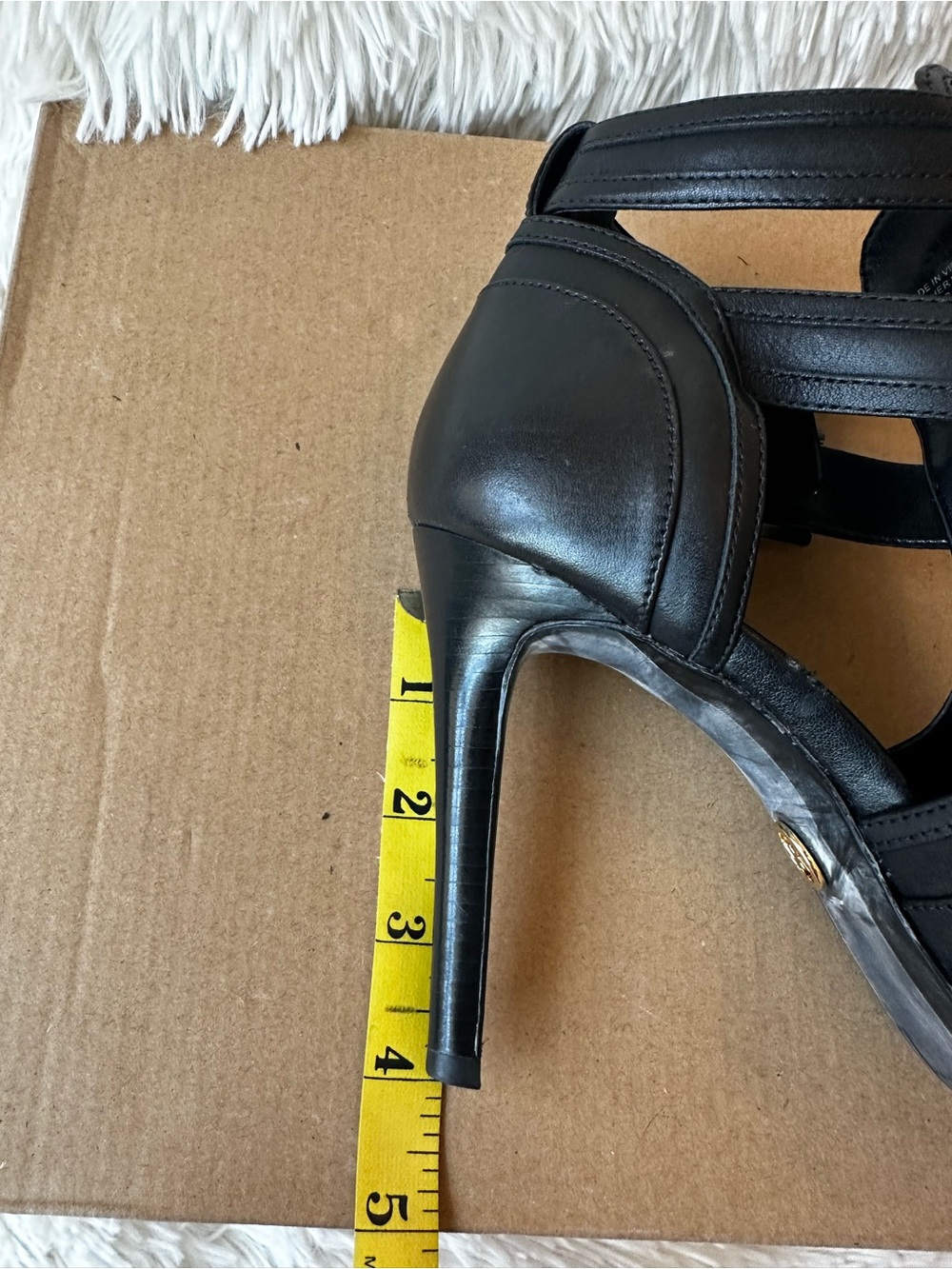 Michael Kors Blaze Women’s Black Peep-Toe High Heel Booties Size: 9 - Picture 7 of 9